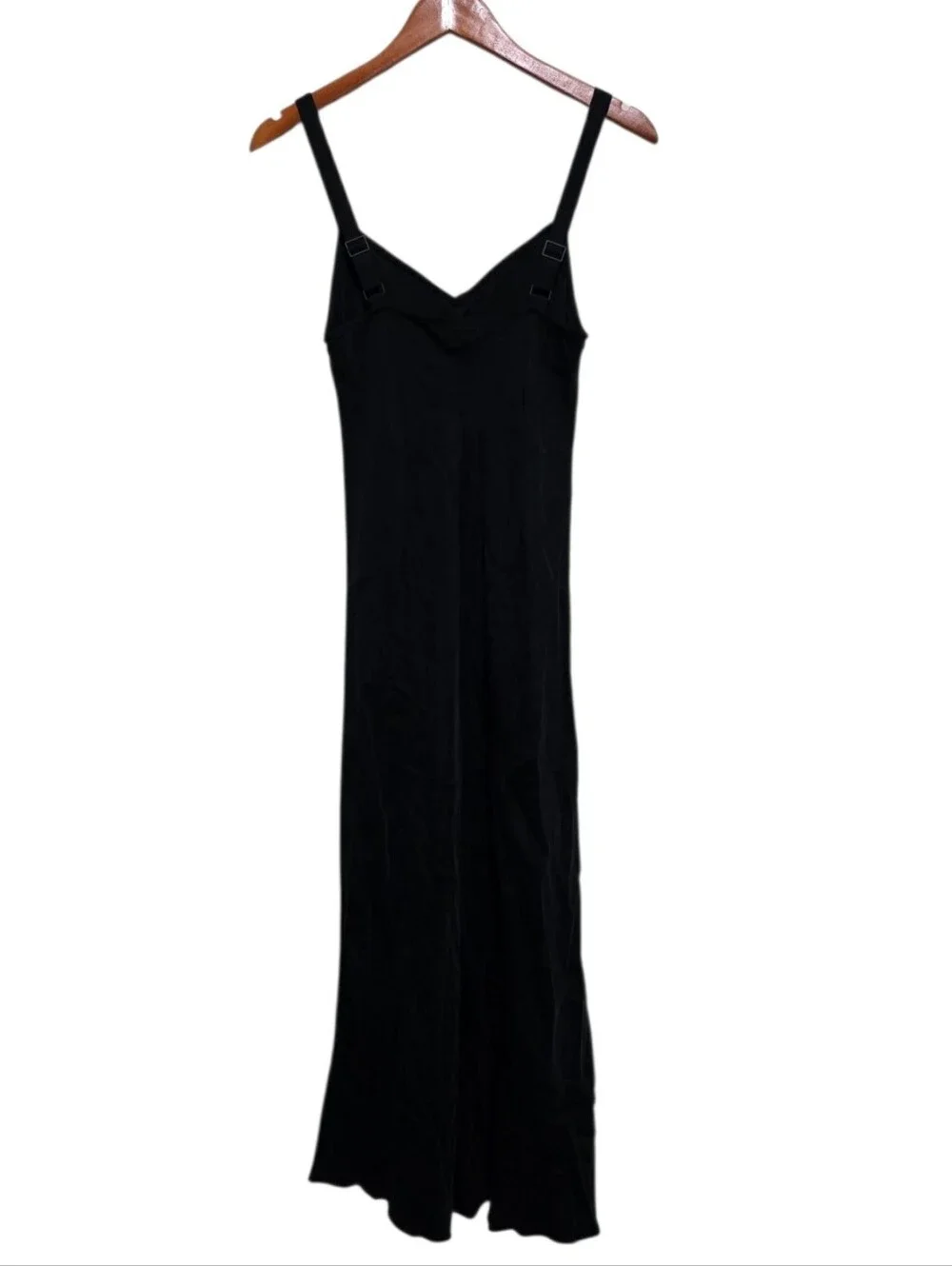 J. Crew Gwyneth V-neck slip dress in Black Size 2